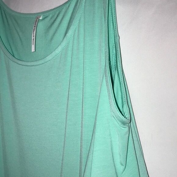 S-Twelve Women's Green Cold Shoulder Scoop Neck Pullover Blouse Size Small - Picture 4 of 7